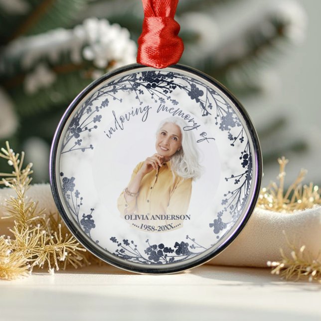 Ornamento De Metal Memória Prateada Memória Foto de Foto (Criador carregado)