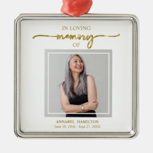 Ornamento De Metal Memorial Fotográfico de Calliografia