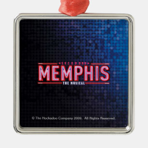 Ornamento De Metal MEMPHIS - o logotipo musical