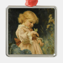 Menina com uma Borboleta Amarela (por Frederick Mo