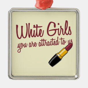 Ornamento De Metal Meninas brancas