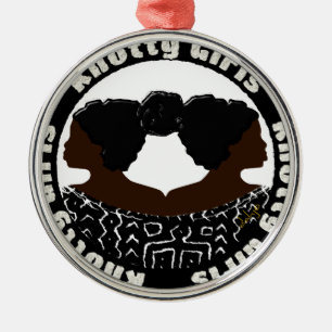 Ornamento De Metal Meninas Knotty