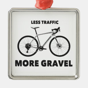 Ornamento De Metal Menos Tráfego Mais Cascalho