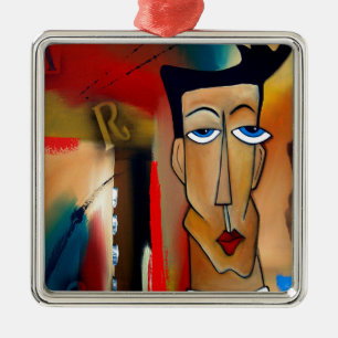 Ornamento De Metal merger-abstrato art