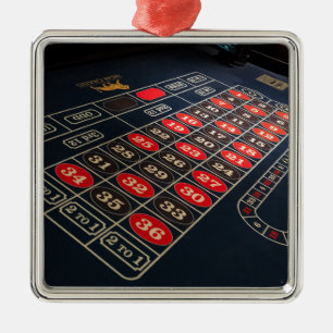 Ornamento De Metal Mesa de jogos Roulette Las Vegas