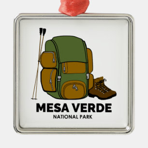 Ornamento De Metal Mesa Verde National Park Backpack