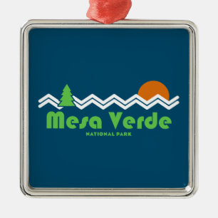 Ornamento De Metal Mesa Verde National Park Retro
