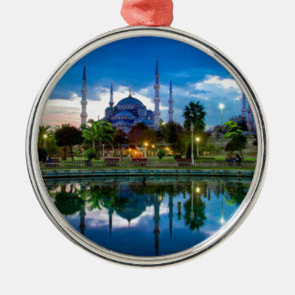 Ornamento De Metal Mesquita azul de Istambul em Turquia