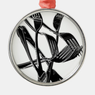 Ornamento De Metal Metálico