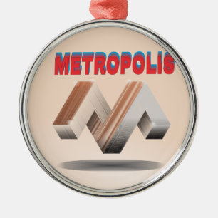 Ornamento De Metal metrópole 1