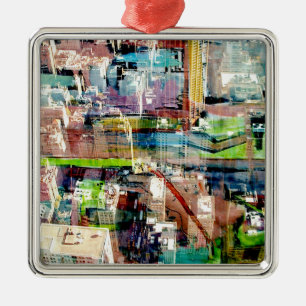 Ornamento De Metal Metrópole II