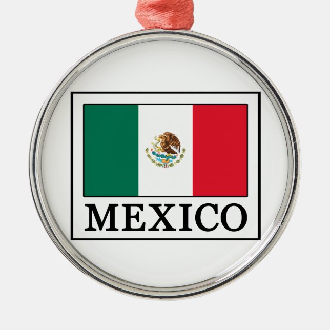 Ornamento De Metal México (Frente)