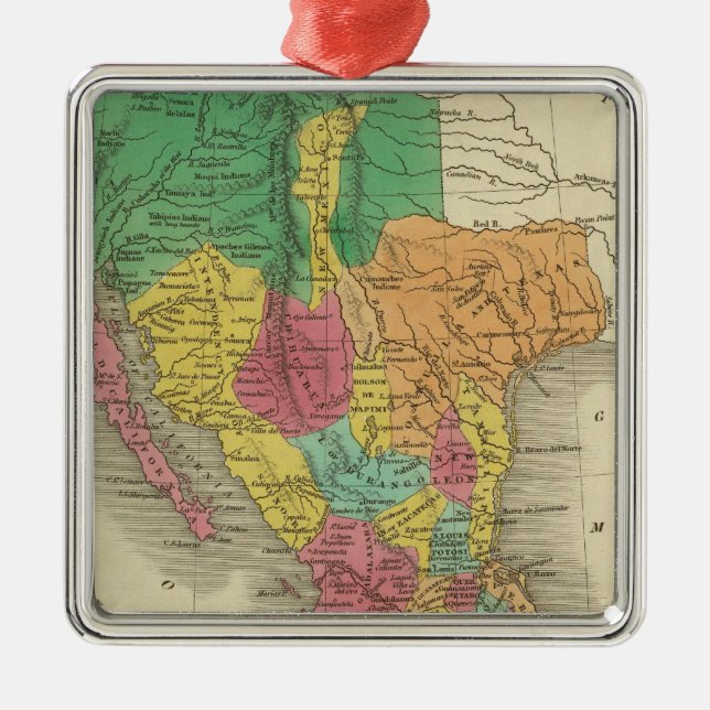 Ornamento De Metal México 3 (Frente)