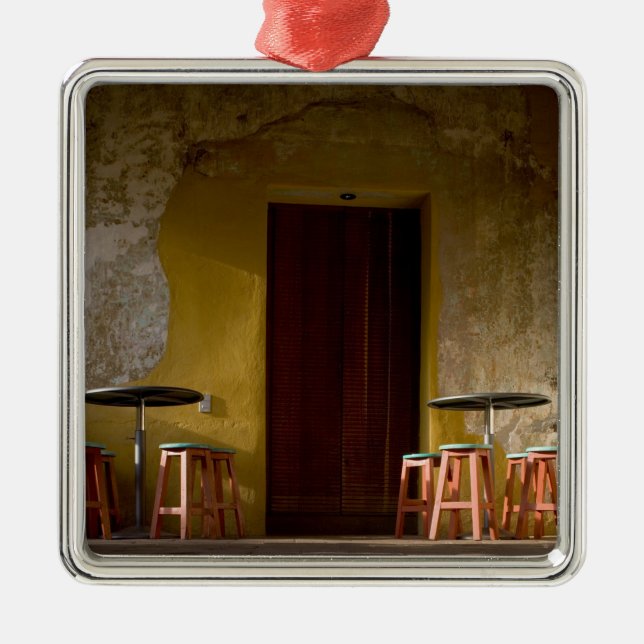 Ornamento De Metal México, Oaxaca, à tarde luzes do sol da varanda (Frente)