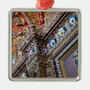 Ornamento De Metal México, Queretaro. Católico dentro de Detalhe or