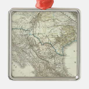 Ornamento De Metal México, Texas, Californien, C América