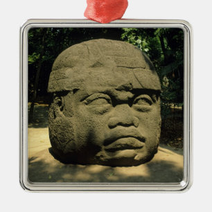 Ornamento De Metal México, Villahermosa, cabeça gigante Olmec, La V