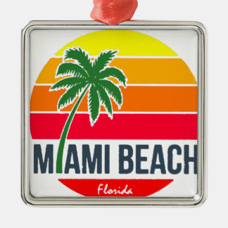 Ornamento De Metal Miami Beach