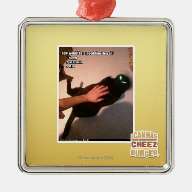 Ornamento De Metal MIB da chamada (Frente)