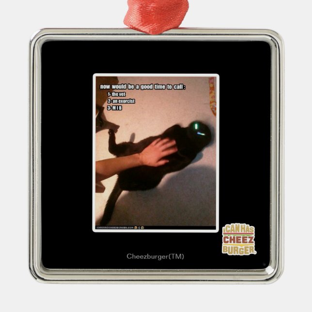 Ornamento De Metal MIB da chamada (Frente)