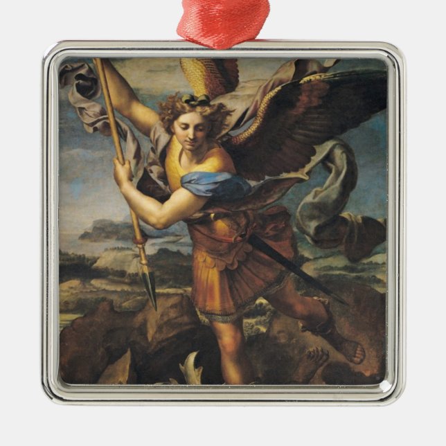Ornamento De Metal Michael Overwhelming the Demon, 1518 (Frente)