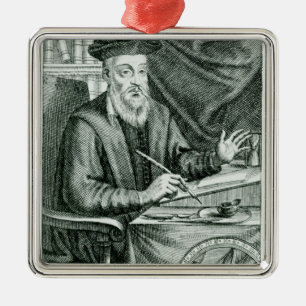 Ornamento De Metal Michel de Nostredame
