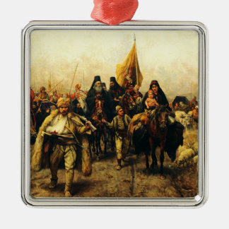 Ornamento De Metal Migration of the Serbs by Paja Jovanovic Fine Art
