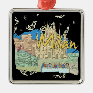 Ornamento De Metal Milão
