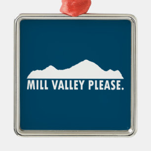 Ornamento De Metal Mill Valley California, por favor