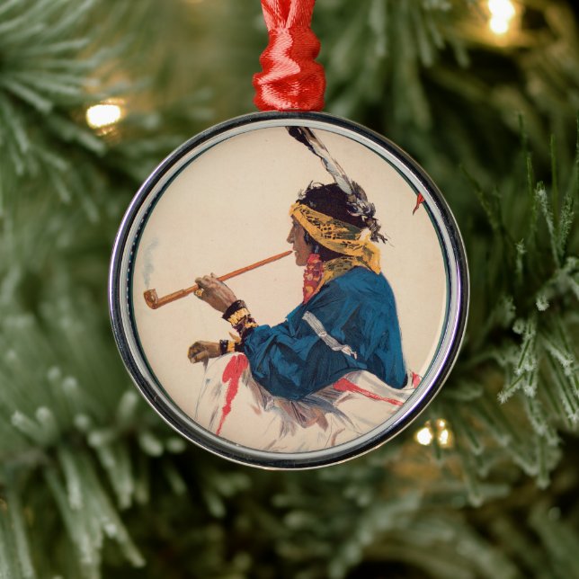 Ornamento De Metal Miller Bros. 101 Ranch, Poster de Circo Oeste Selv (Árvore)