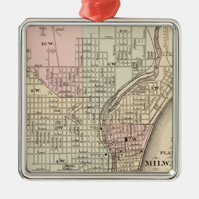 Ornamento De Metal Milwaukee (Frente)