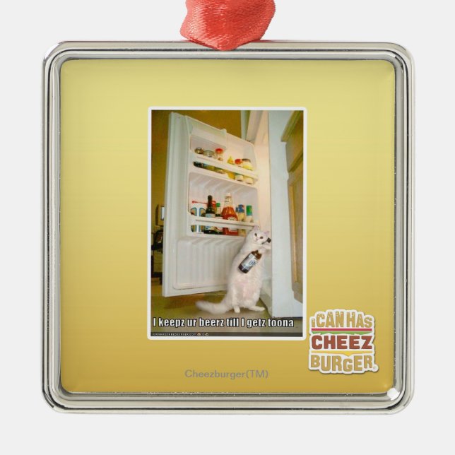 Ornamento De Metal Mim beerz do ur do keepz (Frente)