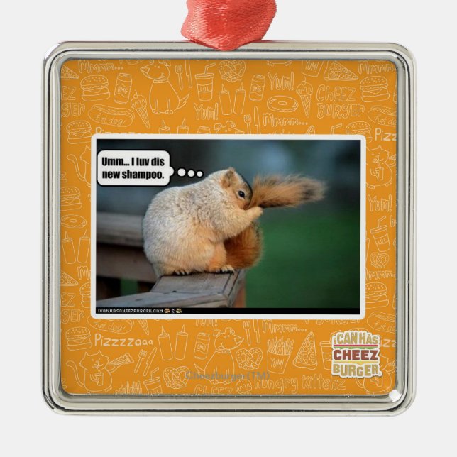 Ornamento De Metal Mim champô novo do dis do luv (Frente)