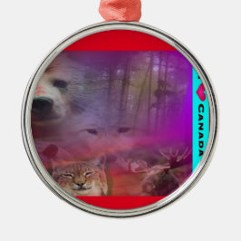 Ornamento De Metal Mim Luv Canadá