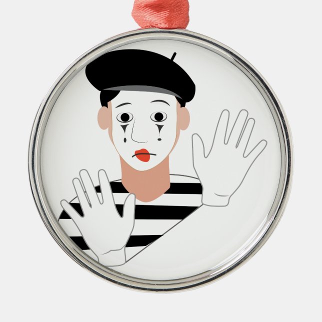 Ornamento De Metal Mime (Frente)