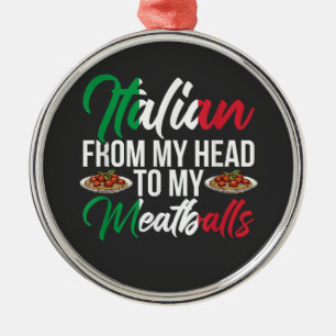 Ornamento De Metal Minha Cabeça Para Minhas Almôndegas