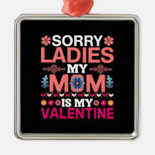 Ornamento De Metal Minha Mãe É Minha Namorados