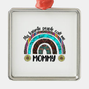 Ornamento De Metal Minhas Pessoas Favoritas Me Chamam De Mamãe