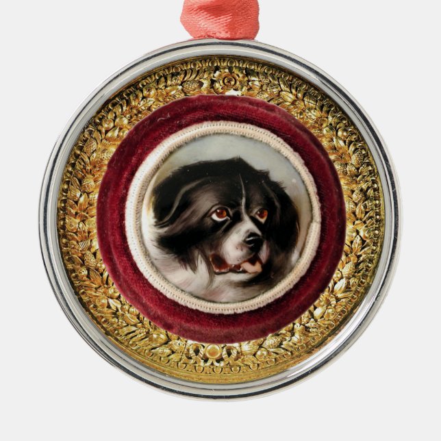 Ornamento De Metal MINIATURE DOG PORTRAITS New Land (Frente)