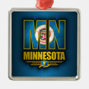 Ornamento De Metal Minnesota (MN)
