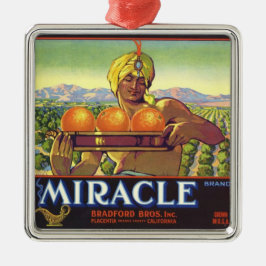 Ornamento De Metal Miracle Genie
