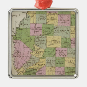 Ornamento De Metal Mississippi 2