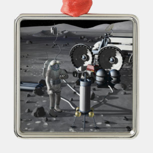Ornamento De Metal Missões futuras 2 da exploração do espaço