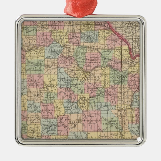 Ornamento De Metal Missouri 10 (Frente)