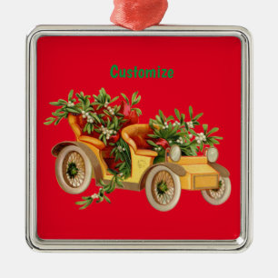Ornamento De Metal Mistura de Natal do carro vintage Thunder_Cove