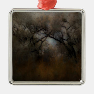 Ornamento De Metal Misty Cottonwoods