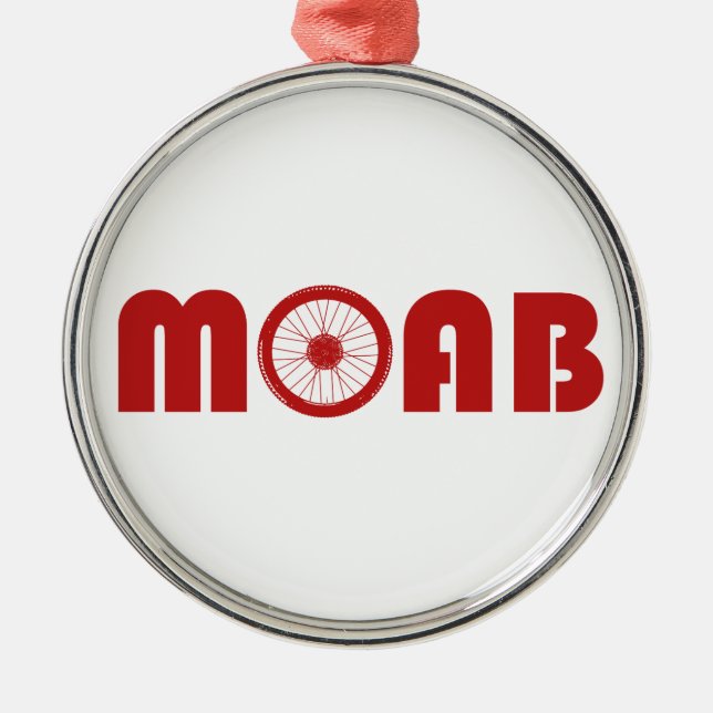 Ornamento De Metal Moab (Roda de bicicleta) (Frente)