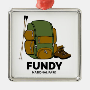 Ornamento De Metal Mochila do Fundy National Park