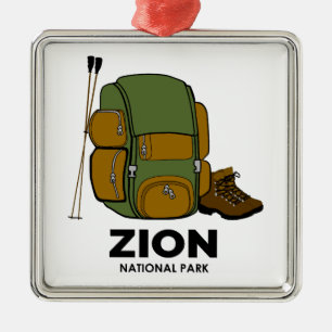 Ornamento De Metal Mochila do Parque Nacional de Zion