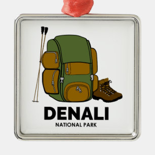 Ornamento De Metal Mochila do Parque Nacional Denali